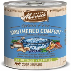 Merrick Pet Products
Smothered Comfort Cans For Dogs