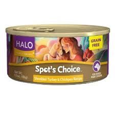 Halo Purely for Pets
Grain Free Shredded Turkey & Chickpea Recipe For Dogs