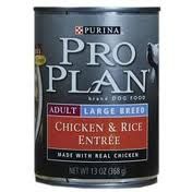 Purina Pro Plan
Large Breed Adult Dog Chicken & Rice Entree