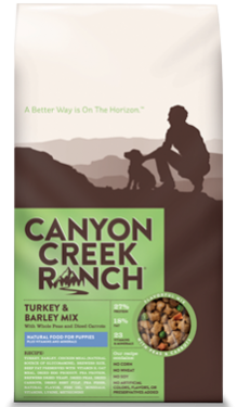 Canyon Creek Ranch
Natural Turkey & Barley Mix For Puppies