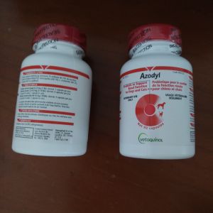 Vetoquinol Azodyl probiotic capsules cat/dog (90 units/bottle) (Animals with Renal Disease)